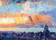 Looking West - Morecambe Bay